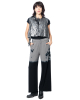 KEDZIOREK, crinkle-look vest with sophisticated details 5372 - NOBANANAS - Image 6
