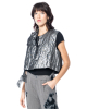 KEDZIOREK, crinkle-look vest with sophisticated details 5372 - NOBANANAS - Image 7