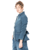 PLUSLAVIE PLÜ, denim jacket with tie belt THE BOWFLARE - NOBANANAS - Image 7