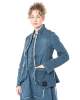 PLUSLAVIE PLÜ, denim jacket with tie belt THE BOWFLARE - NOBANANAS - Image 9