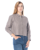 HENRY CHRIST, cropped flannel blouse - NOBANANAS - Image 4