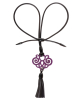 YAEL NADIV, necklace MAYA PURPLE with horn pendant - NOBANANAS - Image 10