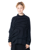La Vaca Loca, knitted sweater with embossed look Poeta - NOBANANAS - Image 1