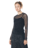 maria calderara, set of two tulle shirts with lettering print - Nobananas - Image 1