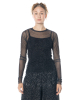 maria calderara, set of two tulle shirts with lettering print - Nobananas - Image 3