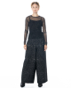 maria calderara, weite Hose aus Scuba mit Lettering-Print - Nobananas - Bild 5