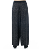 maria calderara, weite Hose aus Scuba mit Lettering-Print - Nobananas - Bild 7