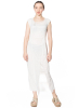 RUNDHOLZ DIP, elegant raw-edged dress with silk detailing 1242500902