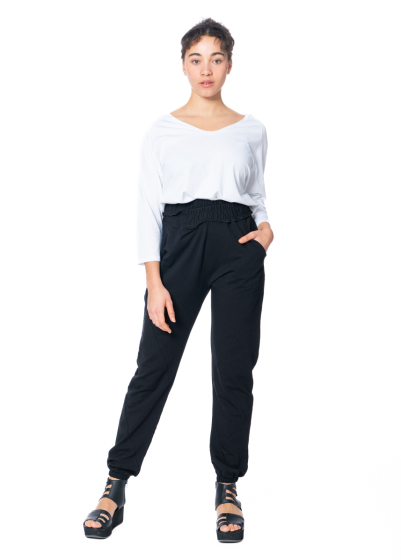 LA HAINE INSIDE US, trousers with an overcropped waist 4M LW756