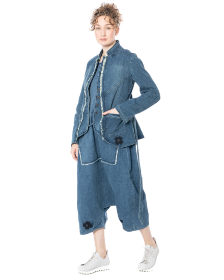 PLUSLAVIE PLÜ, summer jumpsuit DJUMPSUIT made of denim - NOBANANAS - Image 3