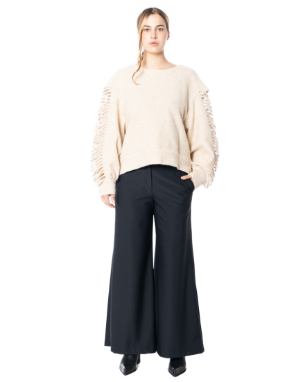 ULI SCHNEIDER, Wool Sweater with Cut-Outs - NOBANANAS - Image 10