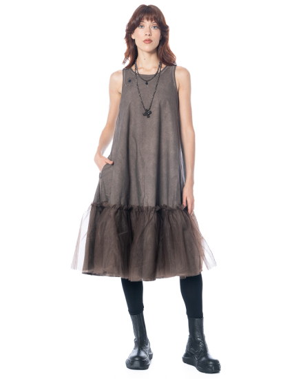 PLUSLAVIE PLÜ, long dress MESHDRESS II - Nobananas - Image 1