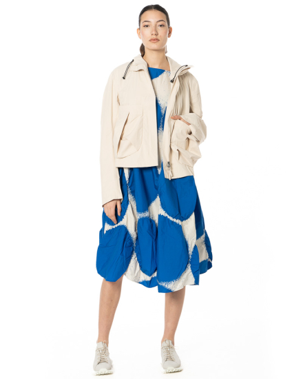 RUNDHOLZ, cropped soft shell rain jacket 1261001112 - NOBANANAS - Image 7