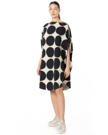 RUNDHOLZ, ballonförmiges Kleid mit Dot-Print 1261630909 - NOBANANAS - Bild 4