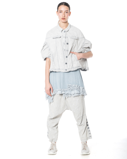 RUNDHOLZ DIP, washed denim stretch jacket 1262071106 - NOBANANAS - Image 15