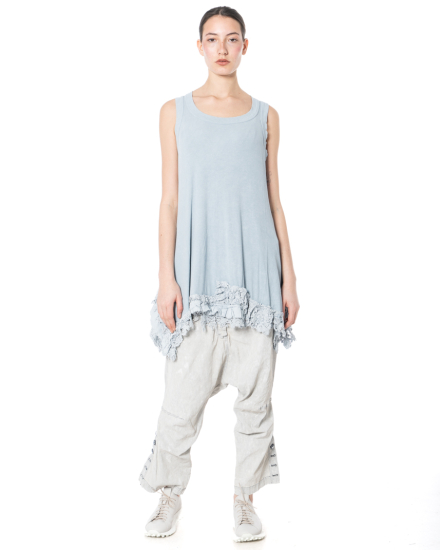 RUNDHOLZ DIP, flared top with lace hem 1262180803 - NOBANANAS - Image 2