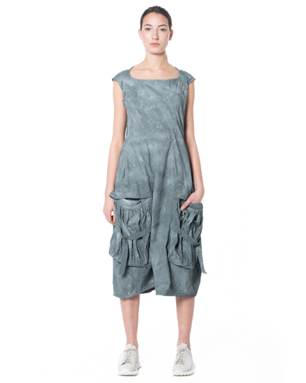 RUNDHOLZ DIP, balloon-shaped dress with buckle pockets 1262390912 - NOBANANAS - Image 6