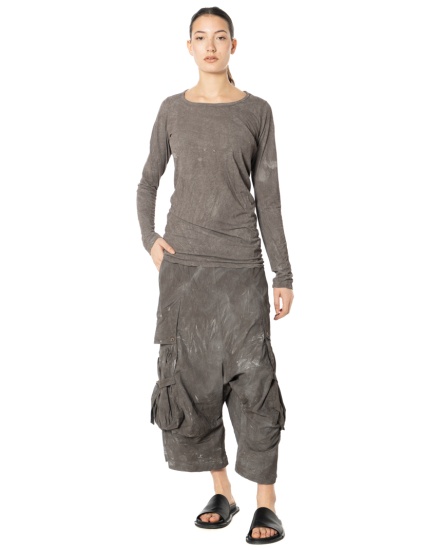 RUNDHOLZ DIP, dyed cotton-jersey longsleeve 1262520502 - NOBANANAS - Image 10