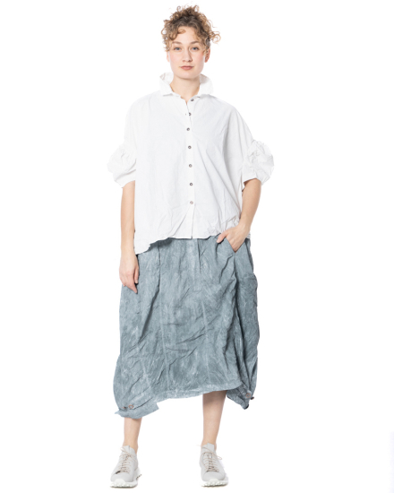 RUNDHOLZ DIP, cotton blouse with puff sleeves 1262530404 - NOBANANAS - Image 6