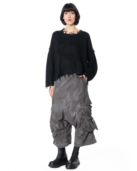 RUNDHOLZ DIP, Sweater with brushed edges 1262650710 - NOBANANAS - Image 7