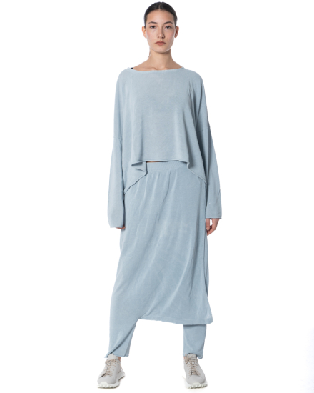 RUNDHOLZ DIP, light cotton crepe sweater 1262690703 - NOBANANAS - Image 5