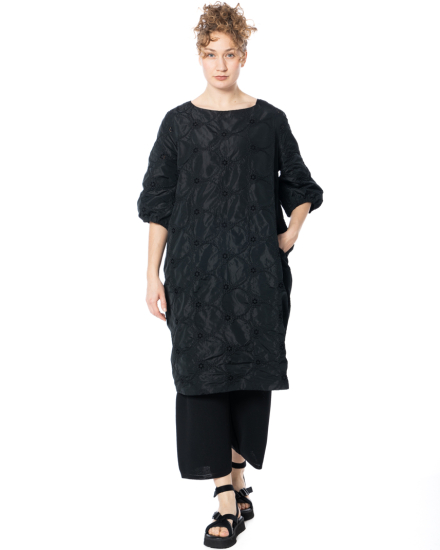 HINDAHL & SKUDELNY, Taffeta Dress with Embroidery 126K11 - NOBANANAS - Image 3