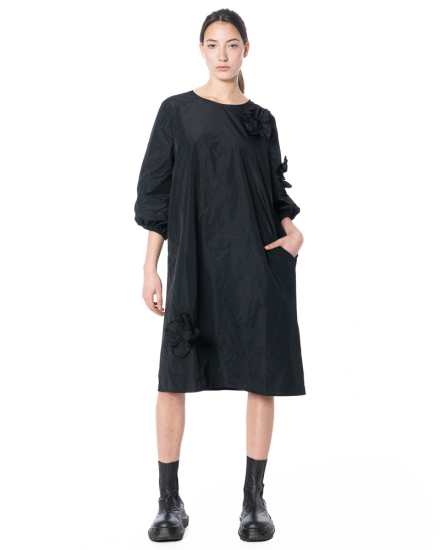 HINDAHL & SKUDELNY, floral taffeta dress 126K17 - NOBANANAS - Image 7