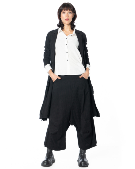 RUNDHOLZ, moderne Nadelstreifenhose aus Wolle 2251110122 - NOBANANAS - Bild 2