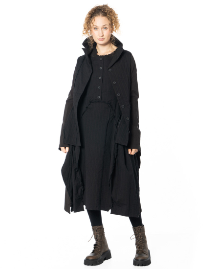 RUNDHOLZ, Wollkleid im Nadelstreifen-Look 2251110908 - NOBANANAS - Bild 2