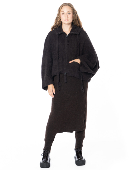 RUNDHOLZ, soft knitted jacket with hood 2251417108 - NOBANANAS - Image 4