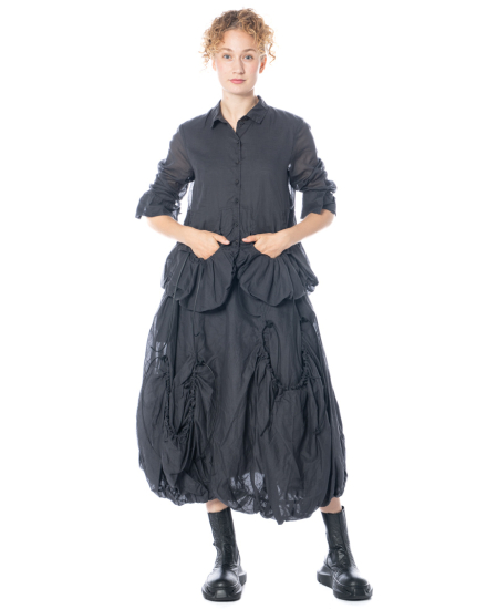 RUNDHOLZ, Bluse mit transparenten Ärmeln 2251550402  - Nobananas - Bild 4