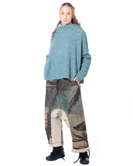 RUNDHOLZ DIP, Hose mit Postkarten-Print 2252110103 - NOBANANAS - Bild 2