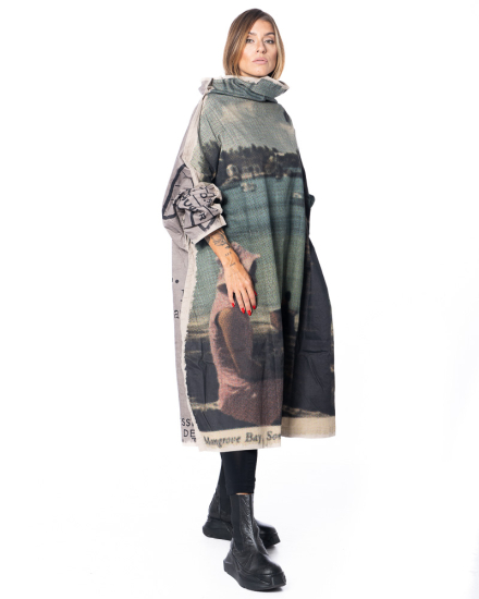 RUNDHOLZ DIP, kreatives Kleid mit Postkartenmotiv 2252110911 - NOBANANAS - Bild 4