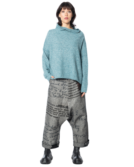 RUNDHOLZ DIP, Hose mit Postkartenschriftzug 2252280101 - NOBANANAS - Bild 3