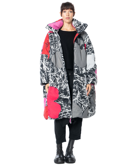 RUNDHOLZ  BLACK  LABEL, Daunenmantel mit Print 2253211212 - NOBANANAS - Bild 3