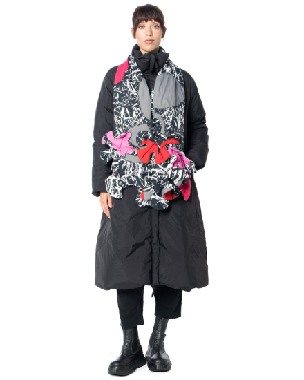 RUNDHOLZ  BLACK  LABEL, Daunenschal mit Blumen 2253211405 - NOBANANAS - Bild 3