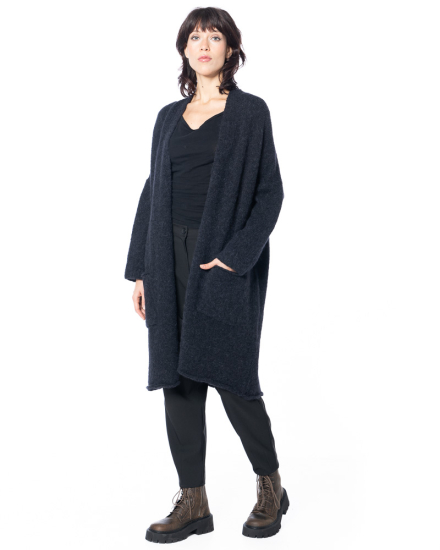 HINDAHL & SKUDELNY, Cardigan made of alpaca wool 225J14 - NOBANANAS - Image 3