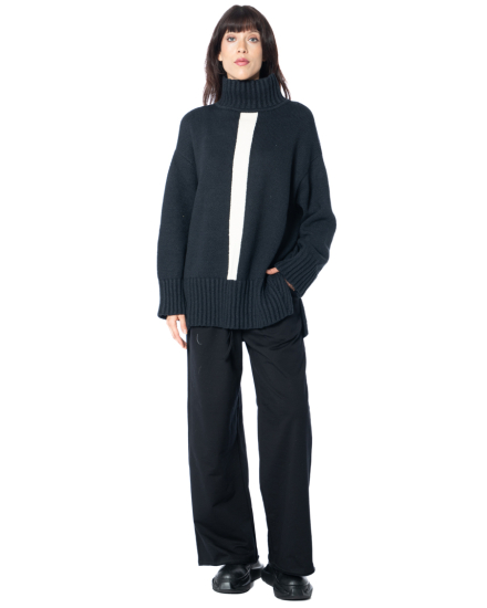 HINDAHL & SKUDELNY, Rollkragenpullover mit Streifen 225P07 - NOBANANAS - Bild 7