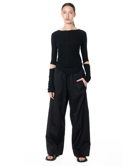 Andrea Ya’aqov, geripptes Crewneck-Top - NOBANANAS - Bild 8