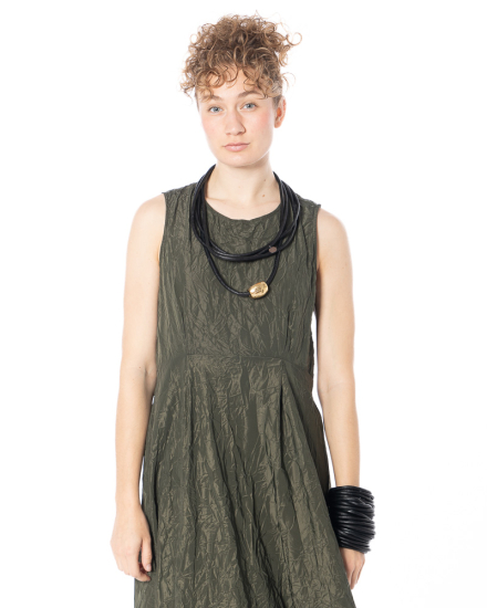 maria calderara, schwarze Schlaufenkette mit Perle - NOBANANAS - Bild 2