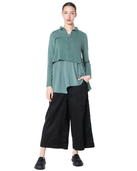 RUNDHOLZ BLACK LABEL, short-cut cardigan with collar 1263337112 - Nobananas - Image 11