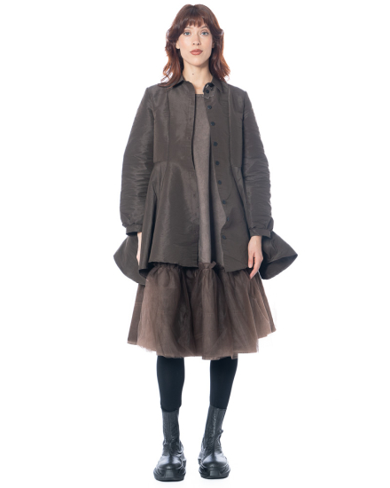 PLUSLAVIE PLÜ, tailored taffeta blouse T BLOUSE - Nobananas - Image 3