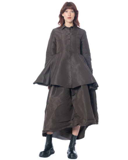 PLUSLAVIE PLÜ, taillierte Taftbluse T BLOUSE - NOBANANAS - Bild 3