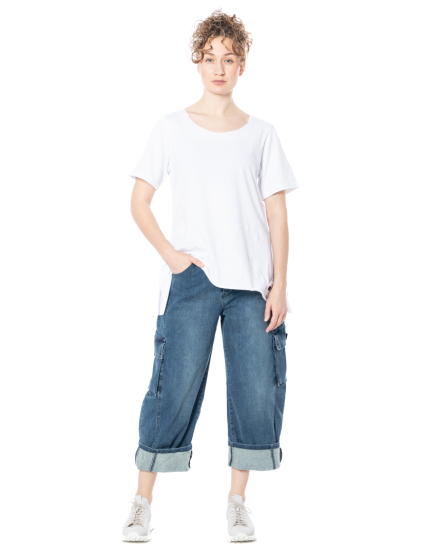 PLUSLAVIE PLÜ, comfortable A-line shirt MY 1/2 SHIRT - NOBANANAS - Image 3