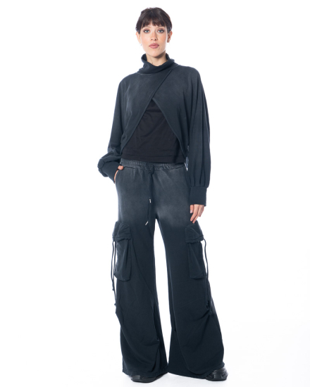 LA HAINE INSIDE US, wide cargo pants W5225 - NOBANANAS - Image 1