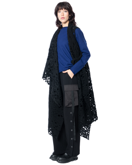 LA HAINE INSIDE US, Trousers made of stretch fleece W5251 - NOBANANAS - Image 2