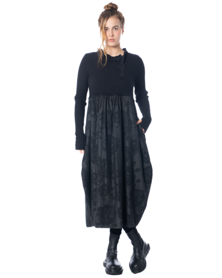KEDZIOREK, ruffled dress with floral print 5325 - NOBANANAS - Image 1