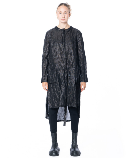 KEDZIOREK, tunic with a shimmery and crinkled finish 5373 - NOBANANAS - Image 8