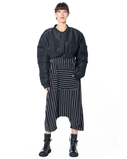 PLUSLAVIE PLÜ, short jacket with cuffs THE SHORT BOMBER - NOBANANAS - Image 1