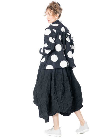 PLUSLAVIE PLÜ, Taffeta Jacket T HOMEY with Dots - NOBANANAS - Image 5